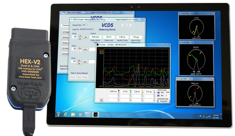 HEX-V2 VCDS Diagnostic Interface – Pro-Level VAG car Tool (USB)